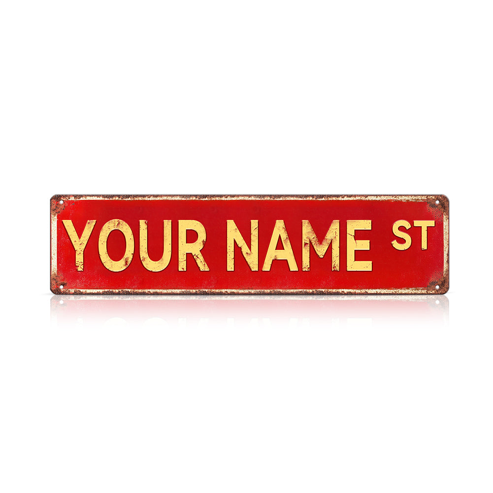 Custom Funny Spanglish Vintage Wall Decor - Your Name.st