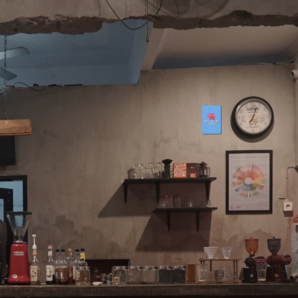 Delirium Tremens Pink Elephant Metal Sign