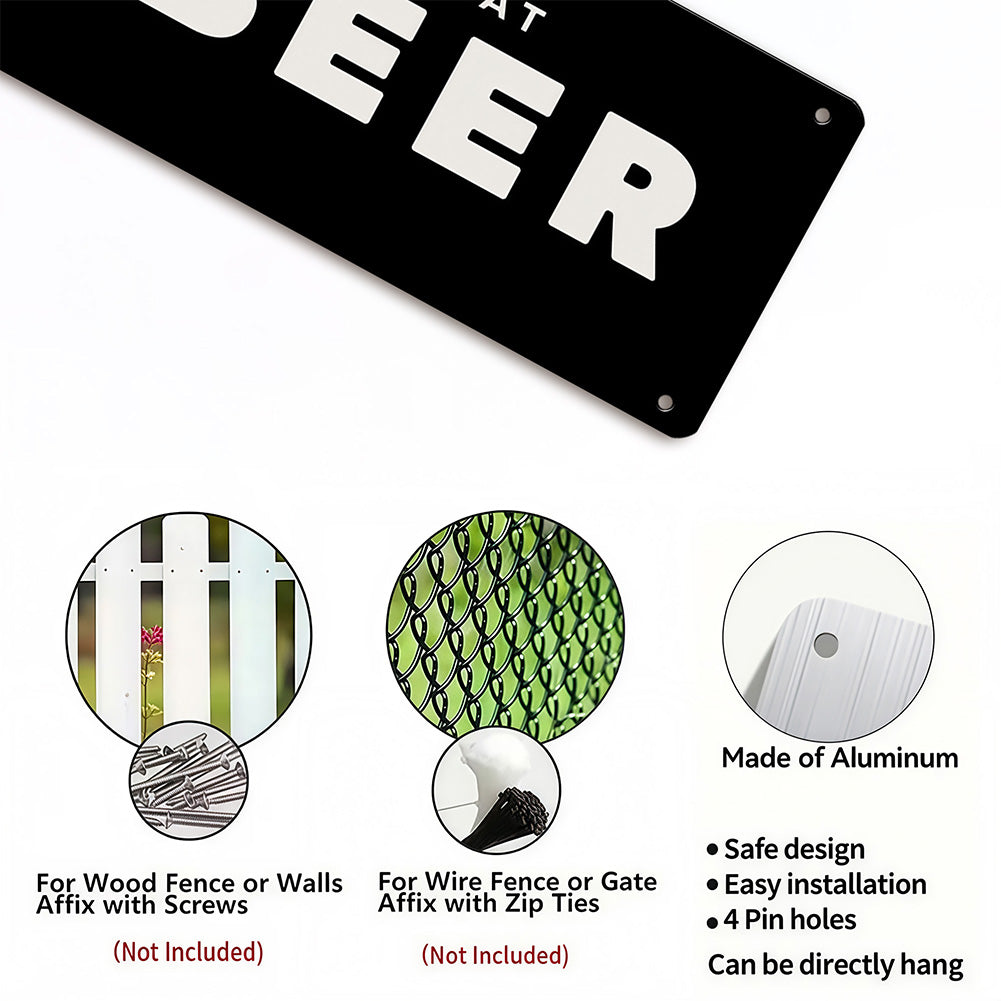 Free WiFi Great Beer Metal Sign – Funny Beer Bar Wall Decor