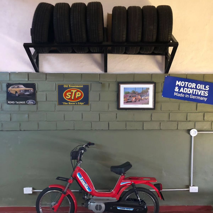 STP Oil Treatment – “The Racer’s Edge” Tin Sign