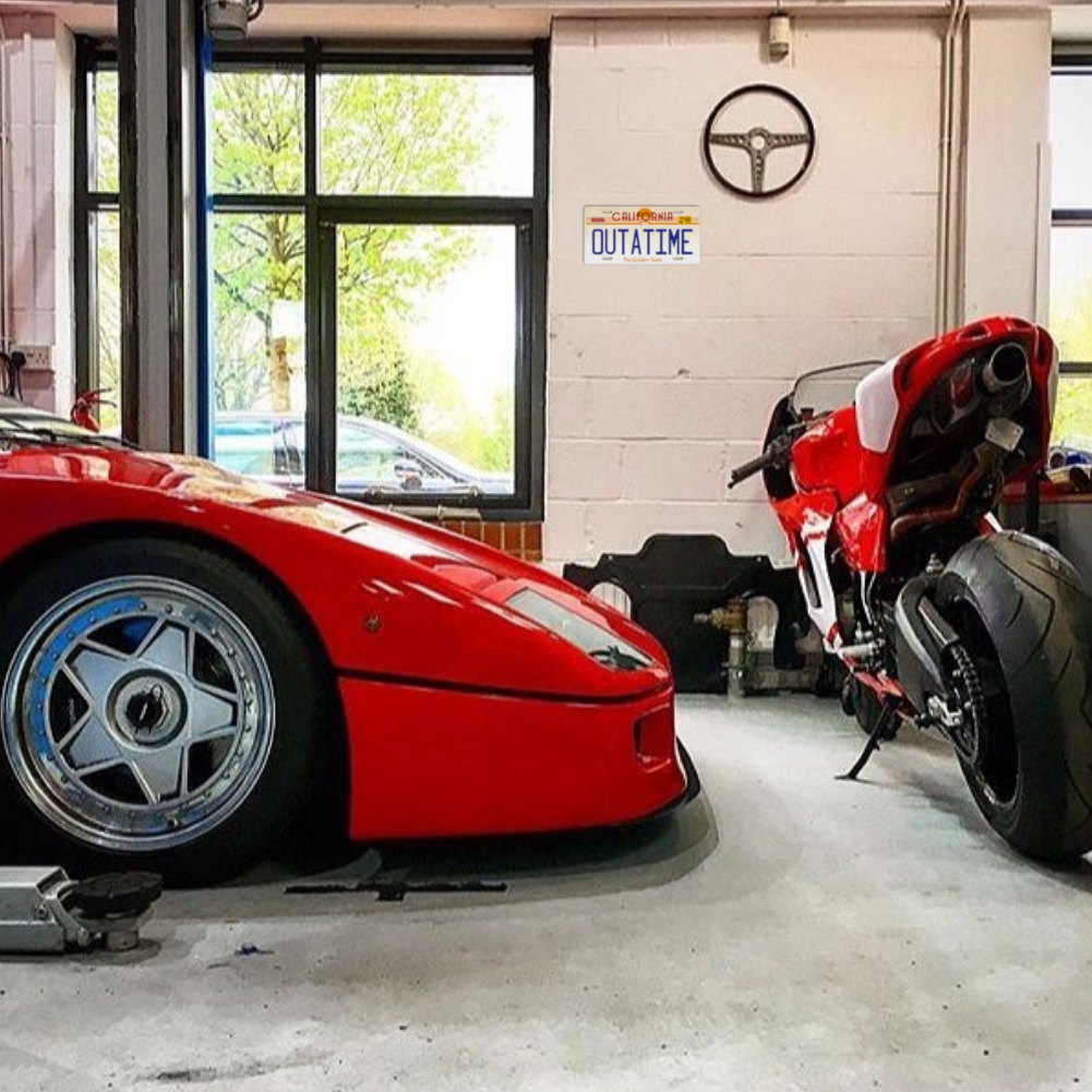 OUTATIME California License Plate