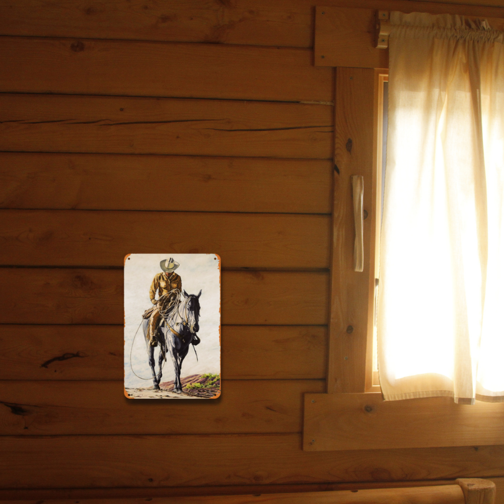 Classic Cowboy on Horseback