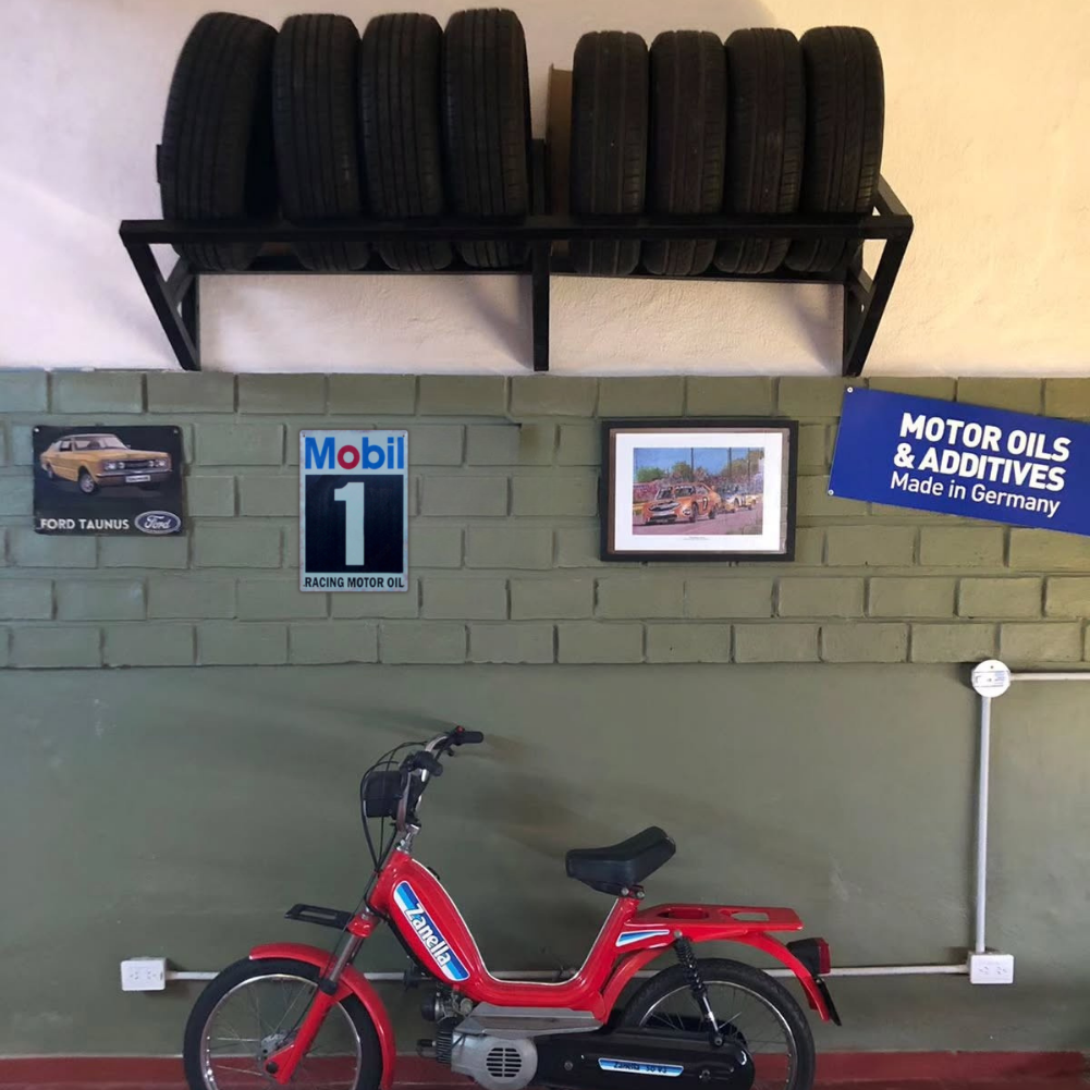 Mobil 1 Racing Motor Oil Vintage Tin Sign