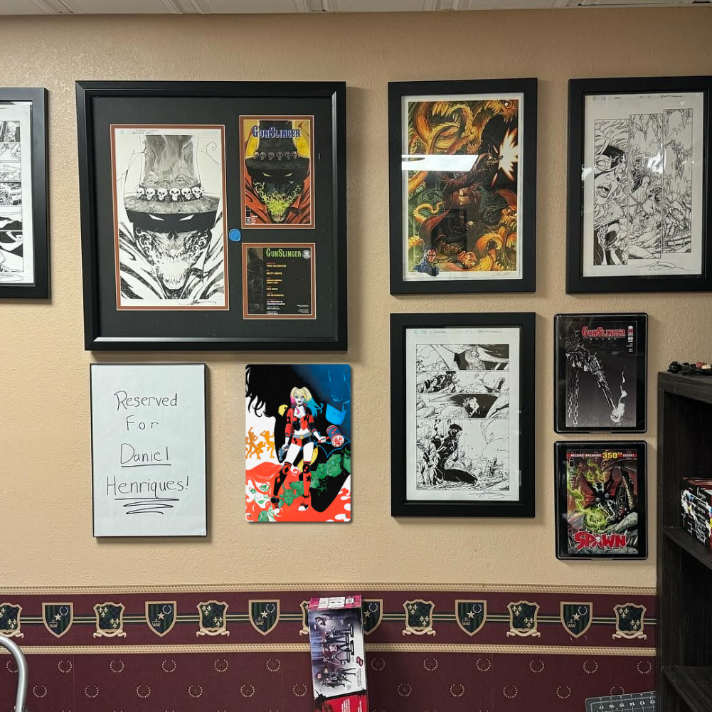 Harley Quinn Rebirth Tin Sign – Gotham Pop Art Wall Décor