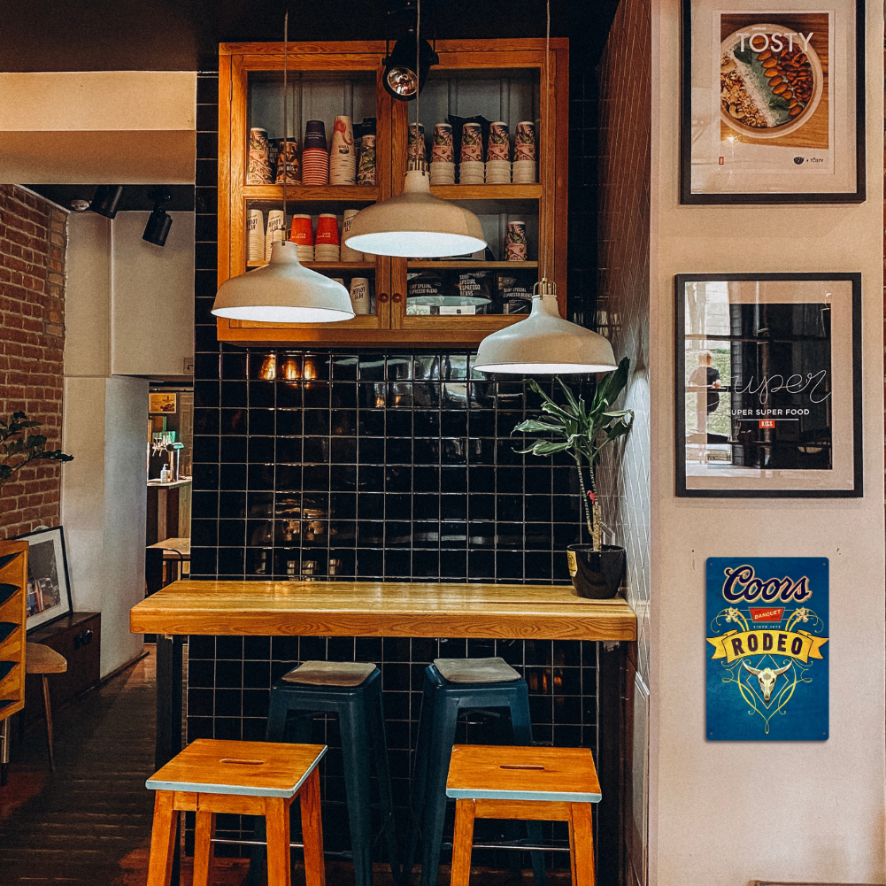 Coors Rodeo Banquet Beer Metal Sign – Since 1873