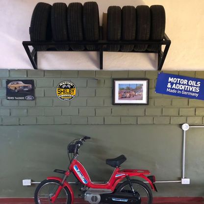 Shelby American Racing Round Metal Sign – Est. 1962