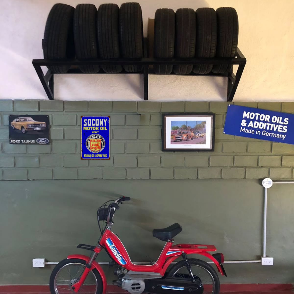 SOCONY Motor Oil Vintage Tin Sign