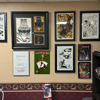 Harley Quinn Pin-Up Tin Sign – “Gotham or Bust!”