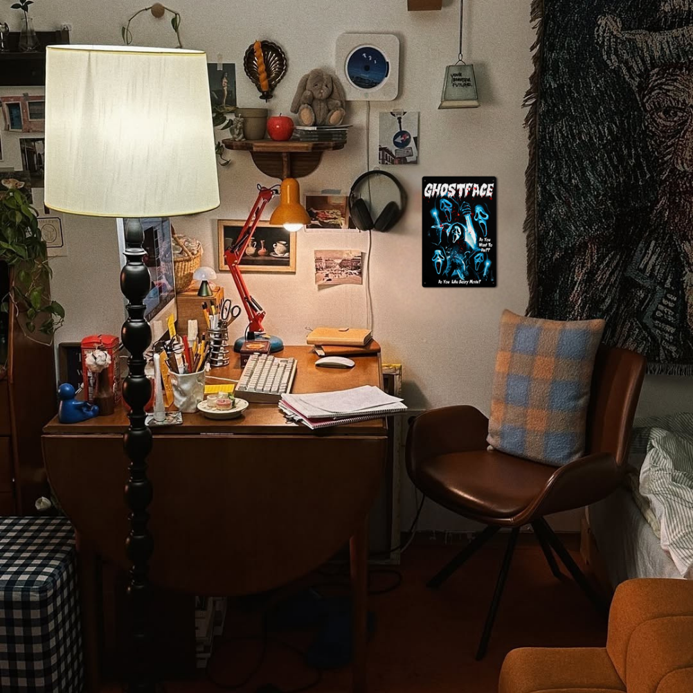 Ghostface “Do You Like Scary Movies?” Tin Sign