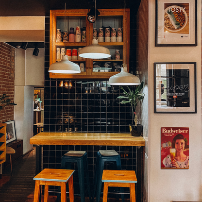 Budweiser “Where There’s Life” Shamrock Vintage Sign