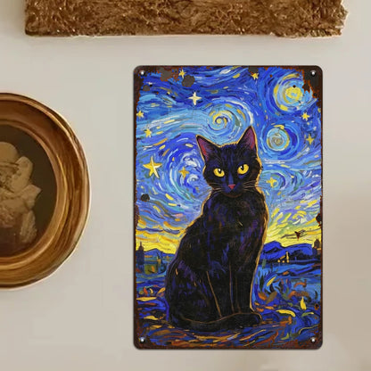 "Starry Night" Cat
