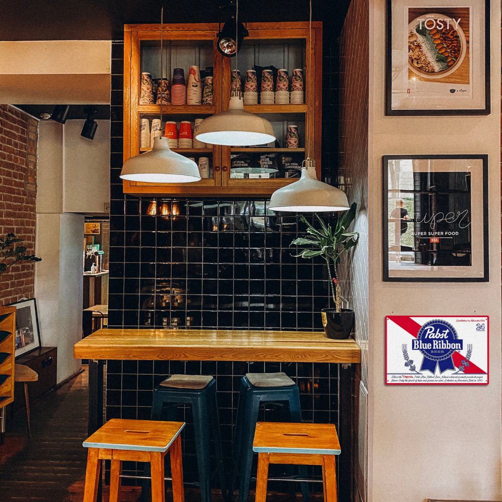 Pabst Blue Ribbon Vintage Metal Sign