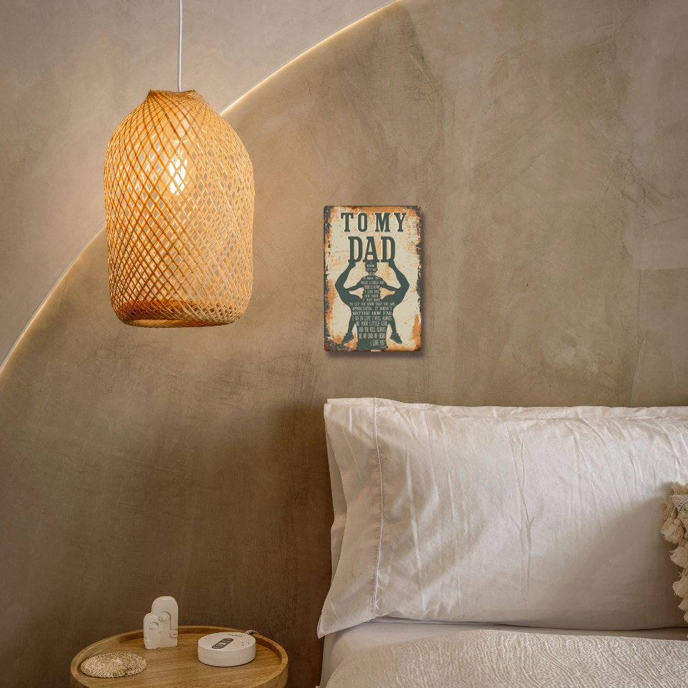 To My Dad – Vintage Metal Tin Sign