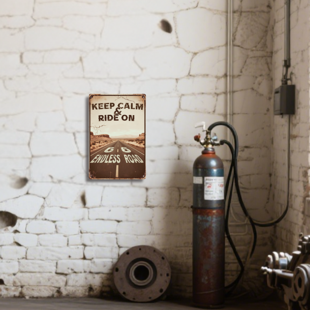 Keep Calm & Ride On Route 66