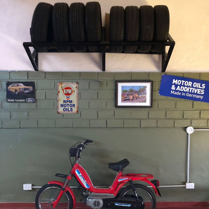 RPM Motor Oils Vintage Tin Sign