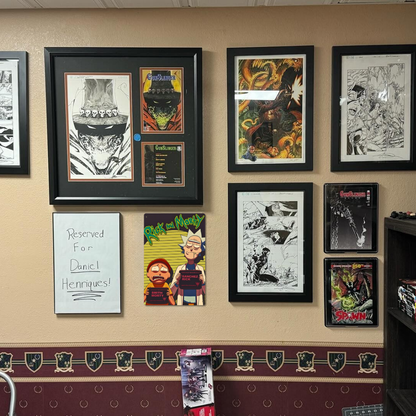 Rick and Morty Mugshot Tin Sign