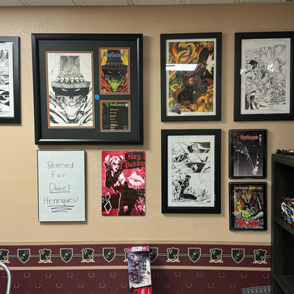 Harley Quinn 'Hey Puddin' Tin Sign – Red & Black Punk Art