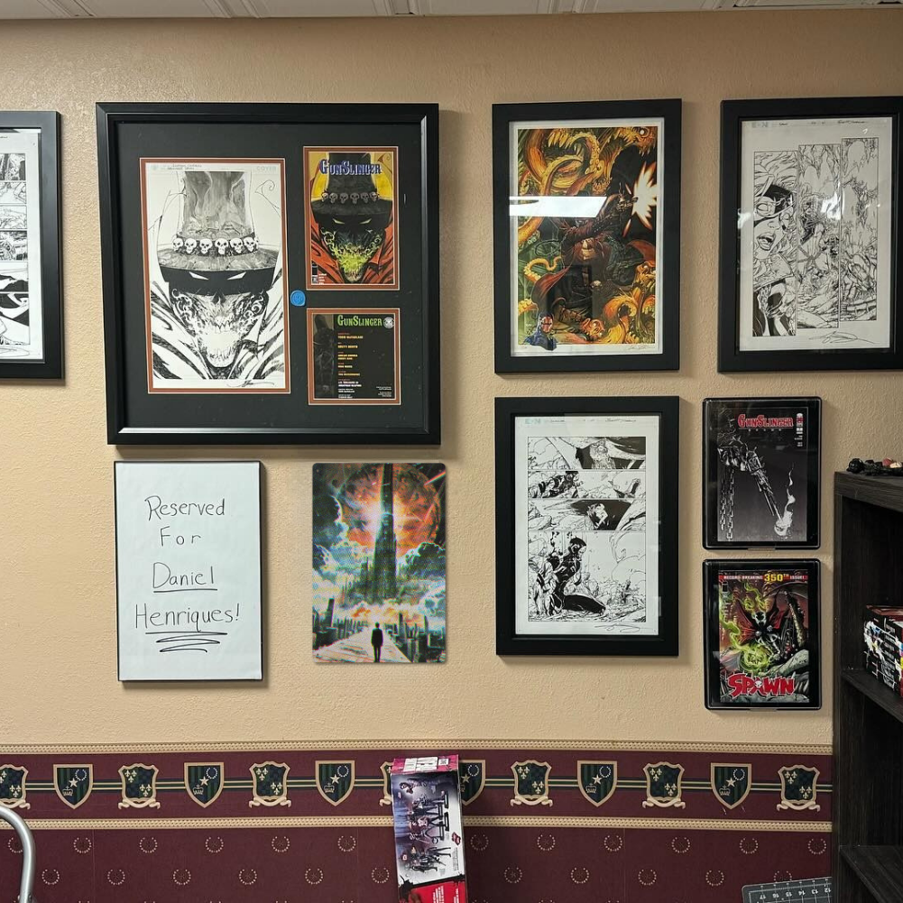 Cosmic Monolith Tin Sign