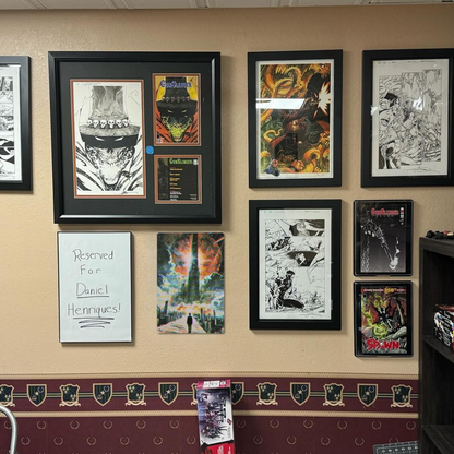 Cosmic Monolith Tin Sign