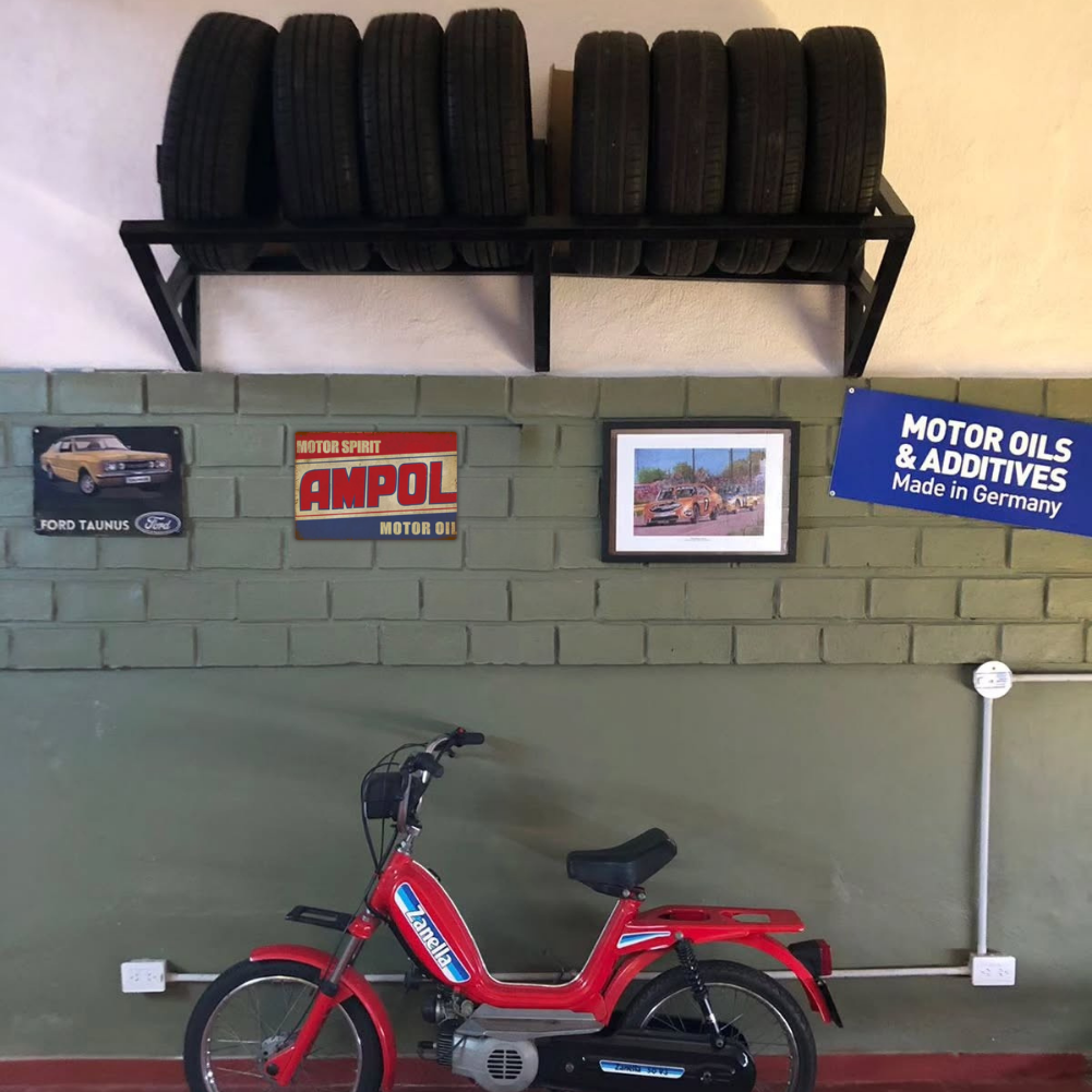 AMPOL Motor Spirit Vintage Tin Sign