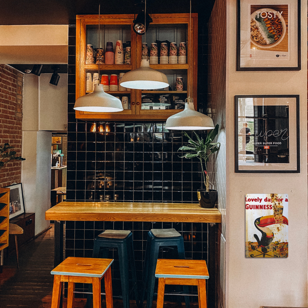 Guinness Toucan “Lovely Day” Vintage Metal Sign