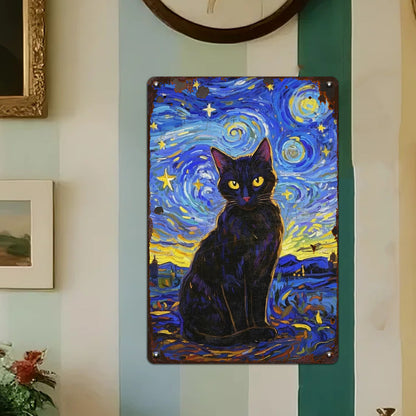 "Starry Night" Cat