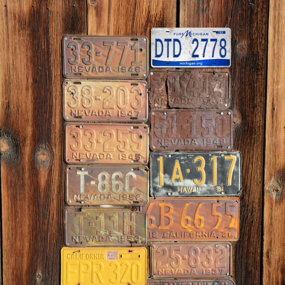 Michigan DTD 2778 - Tin License Plate Sign(6*12Inch)