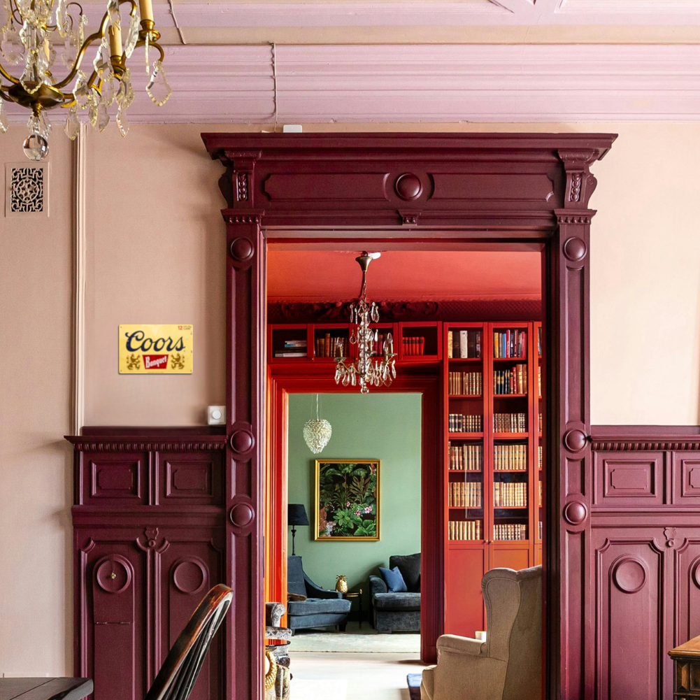 Coors Banquet Vintage Metal Sign