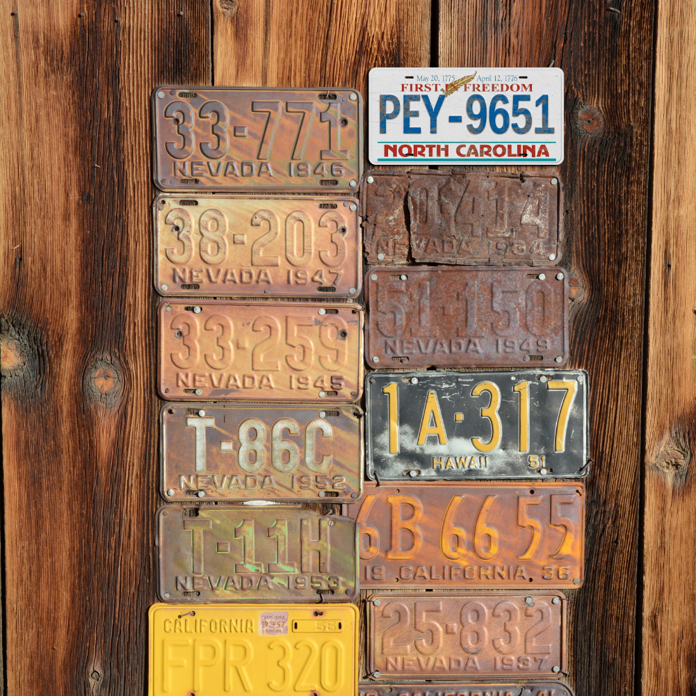 North Carolina PEY-9651 - Tin License Plate Sign(6*12Inch)