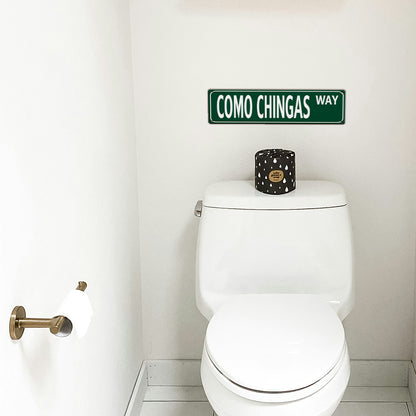 Funny Spanglish Vintage Wall Decor - COMO CHINGAS.way