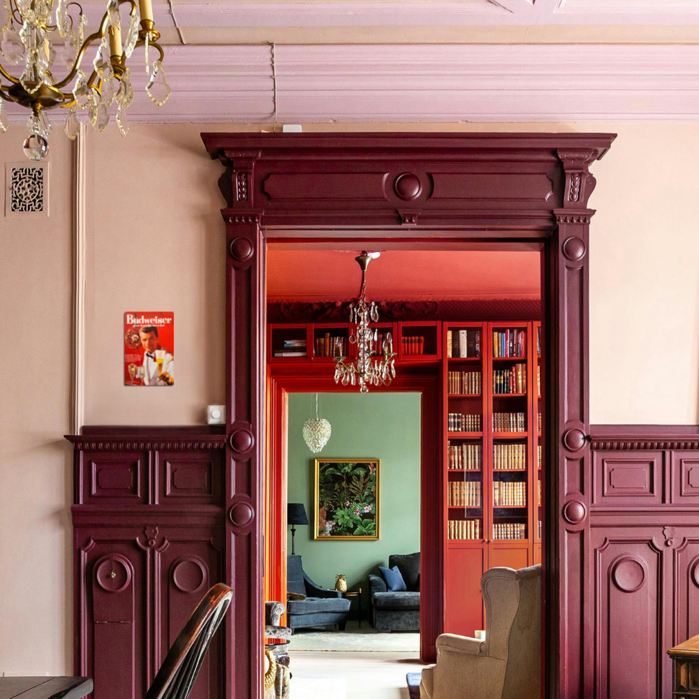 Budweiser “Where There’s Life” Vintage Metal Sign