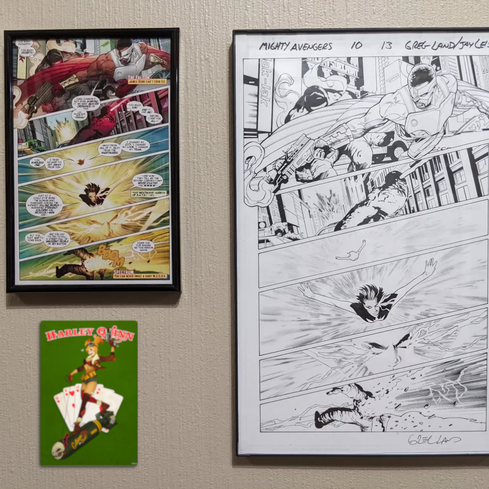 Harley Quinn Pin-Up Tin Sign – “Gotham or Bust!”