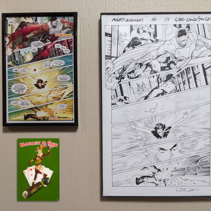 Harley Quinn Pin-Up Tin Sign – “Gotham or Bust!”