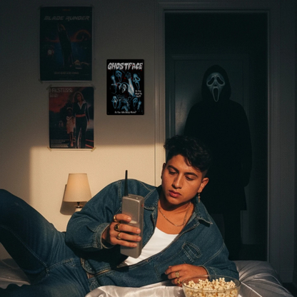 Ghostface “Do You Like Scary Movies?” Tin Sign