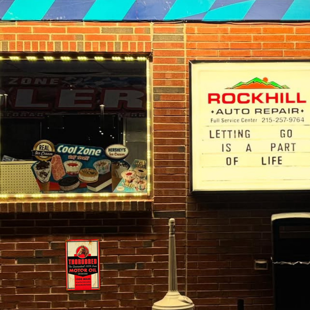 ThoroBred Motor Oil Retro Tin Sign