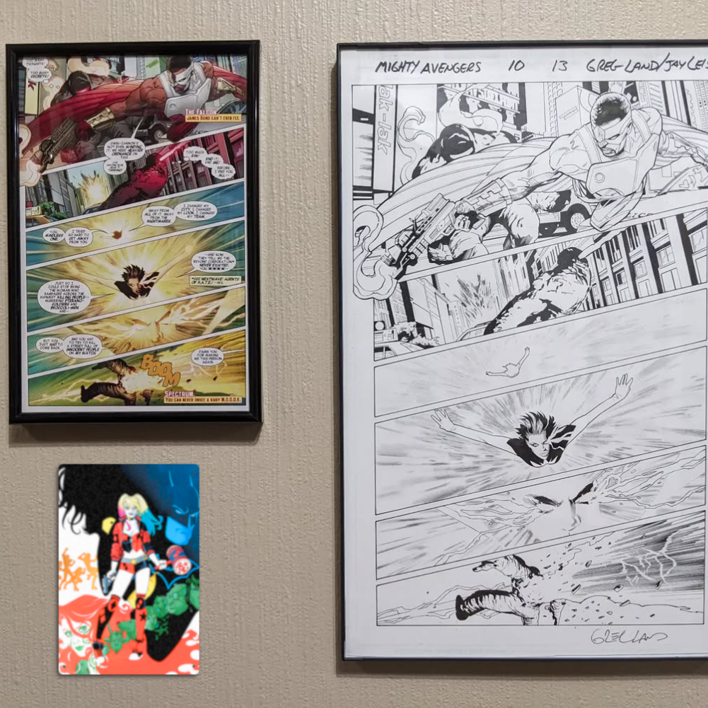 Harley Quinn Rebirth Tin Sign – Gotham Pop Art Wall Décor