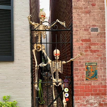 When It’s Almost Halloween — Spooky Skeleton Meme Poster