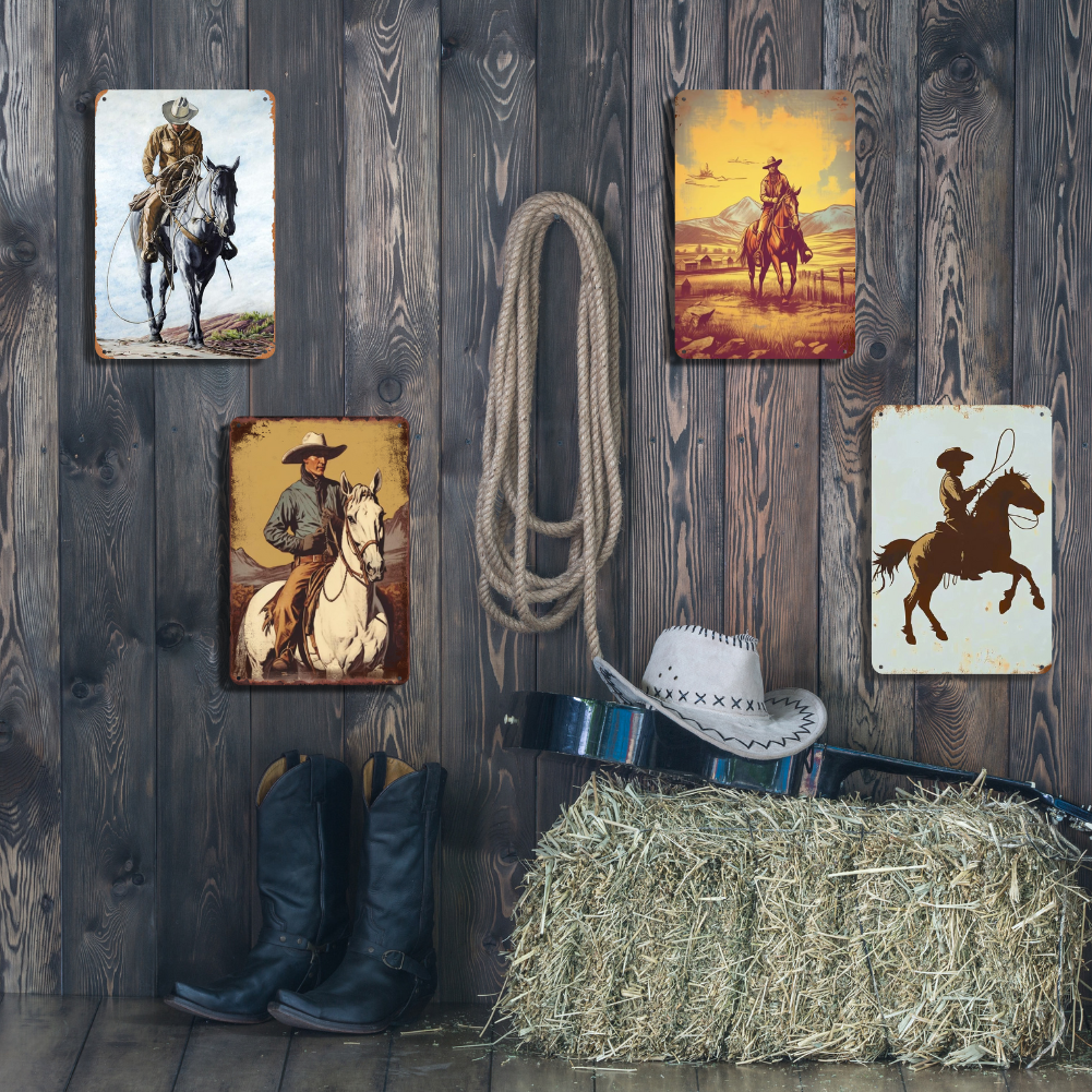 4PCs-Cowboy on Horseback