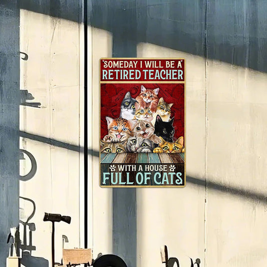 Retired Teacher, Full of Cats