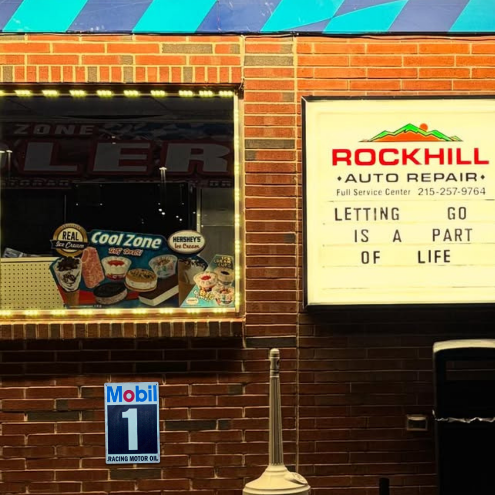 Mobil 1 Racing Motor Oil Vintage Tin Sign