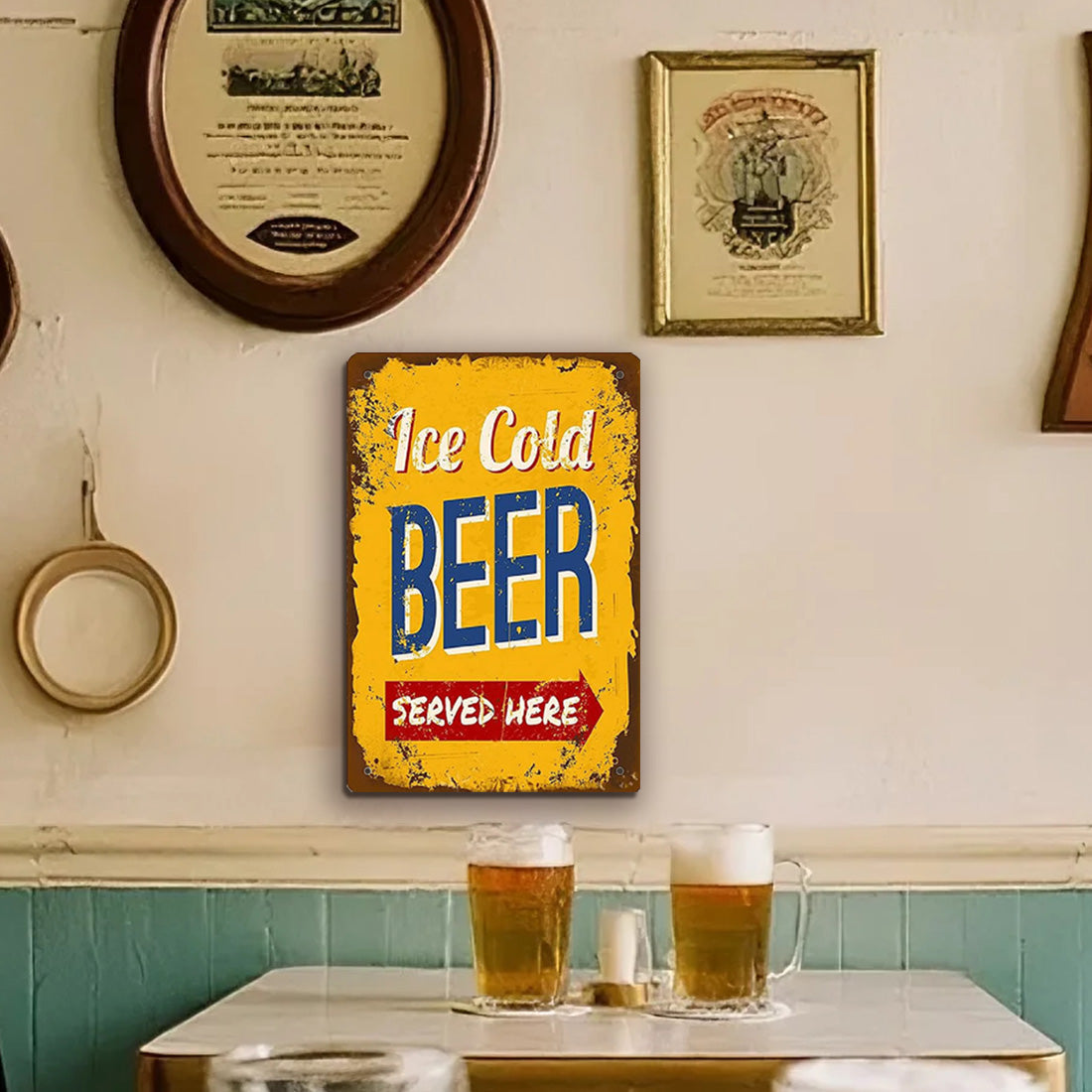 Ice Cold Beer Served Here