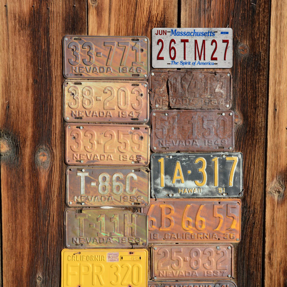 Massachusetts 26T M27 - Tin License Plate Sign(6*12Inch)