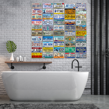 50pcs - 50 U.S. States - Car License(6*12Inch)