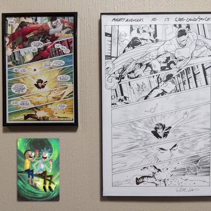 Rick and Morty Portal Ice Cream Tin Sign