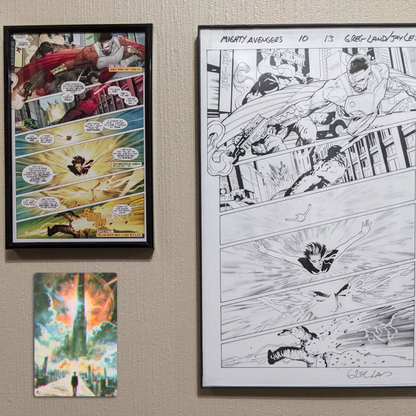 Cosmic Monolith Tin Sign