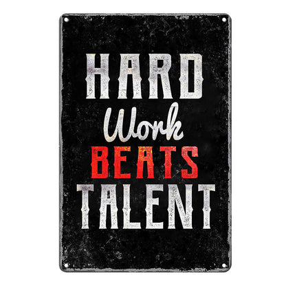 Hard Work Beats Talent