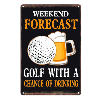 Weekend Forecast Golf With a Chance of Drinking