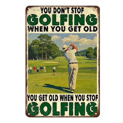 You Don't Stop Golfing When You Get Old