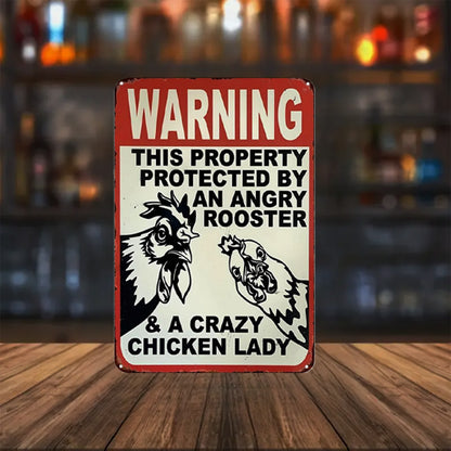 Crazy Chicken Lady Warning