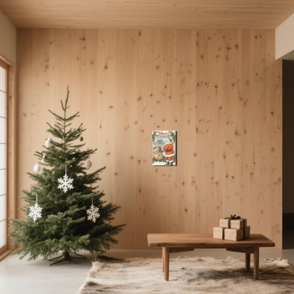 Merry Christmas Vintage Santa Claus